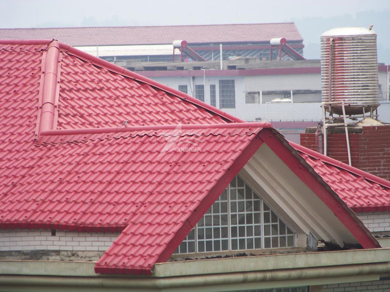 新型屋面建材合成樹脂瓦，傳統(tǒng)建筑用瓦的傳承替代建筑材料
